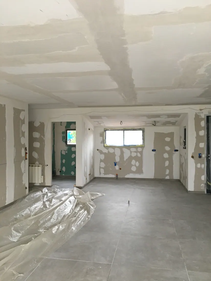 Préparation des murs et plafonds